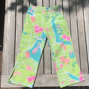 Lilly Pulitzer Cropped Print Pants
